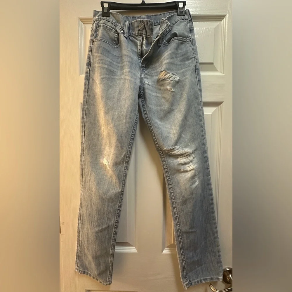 Levi’s Men’s 511 Distressed Blue Jeans 29 X 32